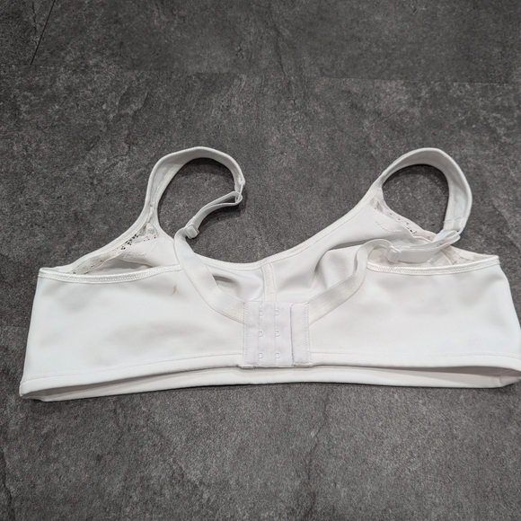 Wonderbra W1903 white with pink lace  wireless no poke bra 42D - Picture 3 of 9